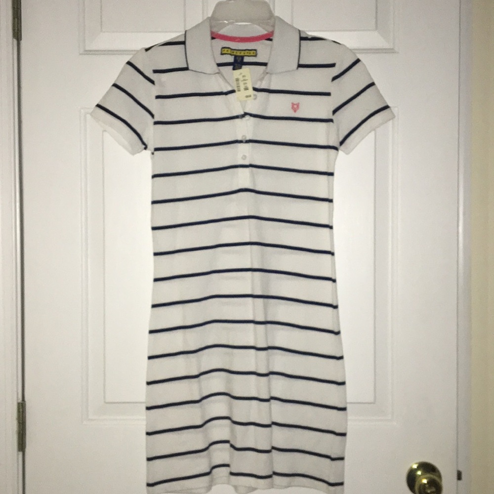 NWT Prince & Fox Polo Style Striped Dress